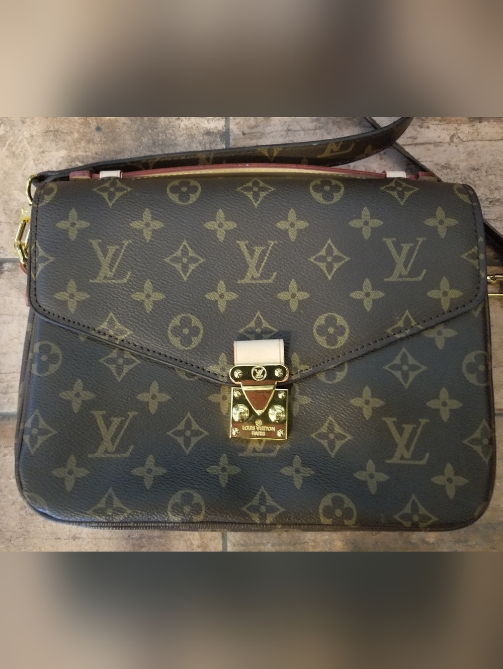 LV Metis Monogram Crossbody with Gold-Tone Lock - Brown - Picture 14 of 15